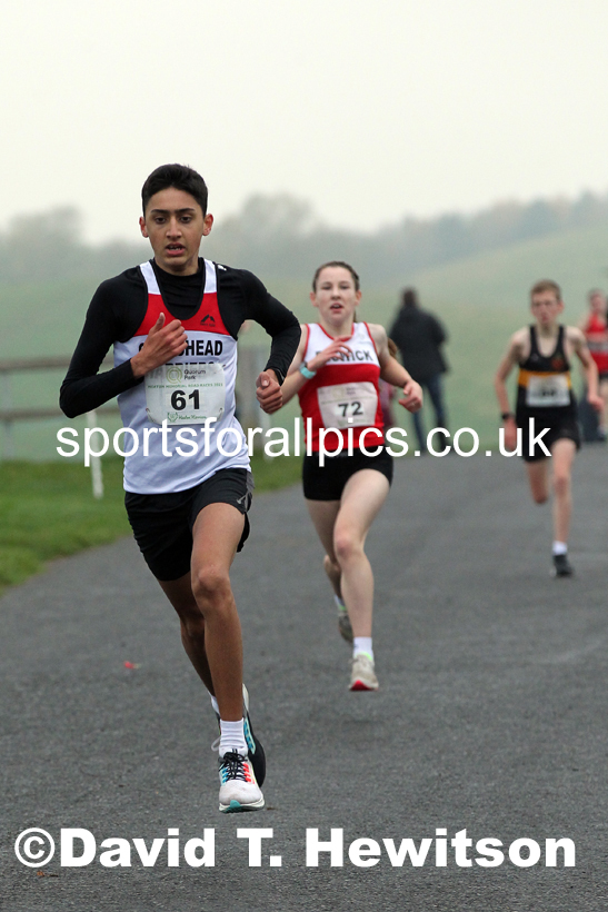 Boys and Girls under-15s 2021 Heaton Memorial Road Races, Town Moor, Newcastle. Photo: David T. Hewitson/Sports for All Pics